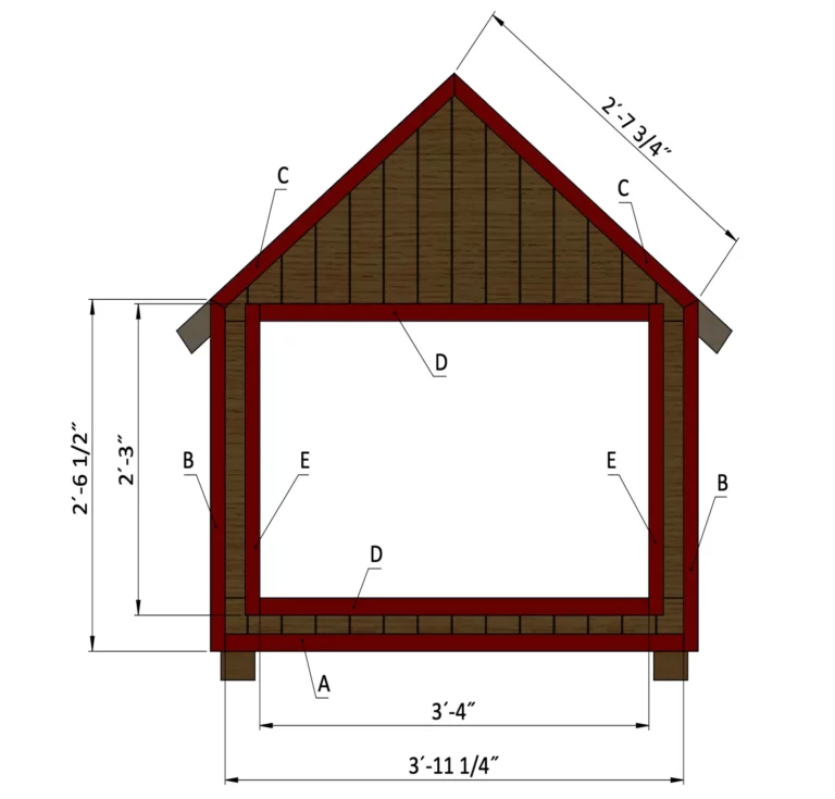 Installing exterior for the back wall