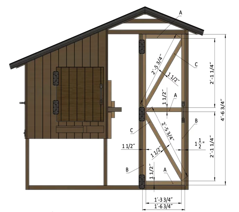 Assembling and installing Aviary's door