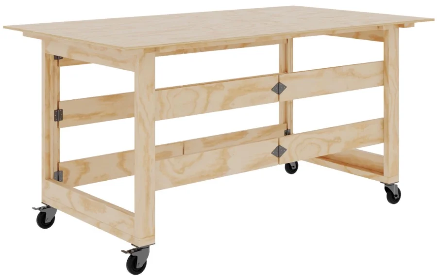 foldable workbench plans