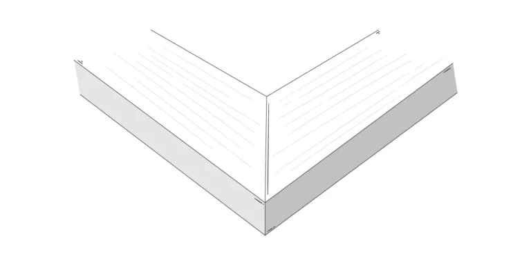 Mitered butt joint