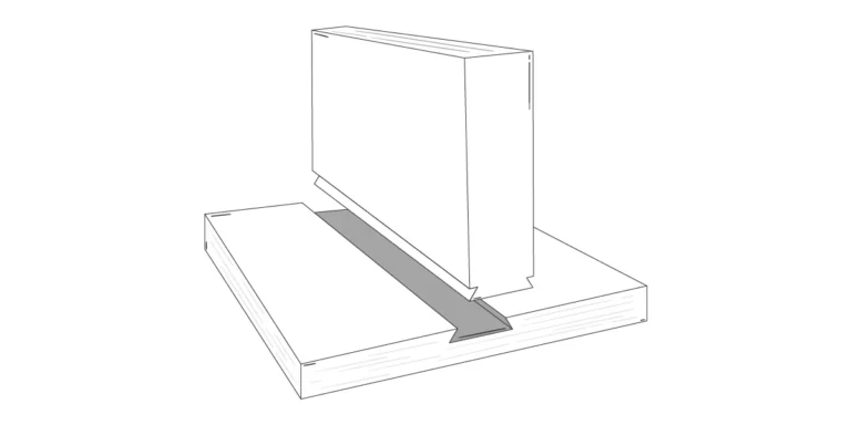 Sliding dovetail joint