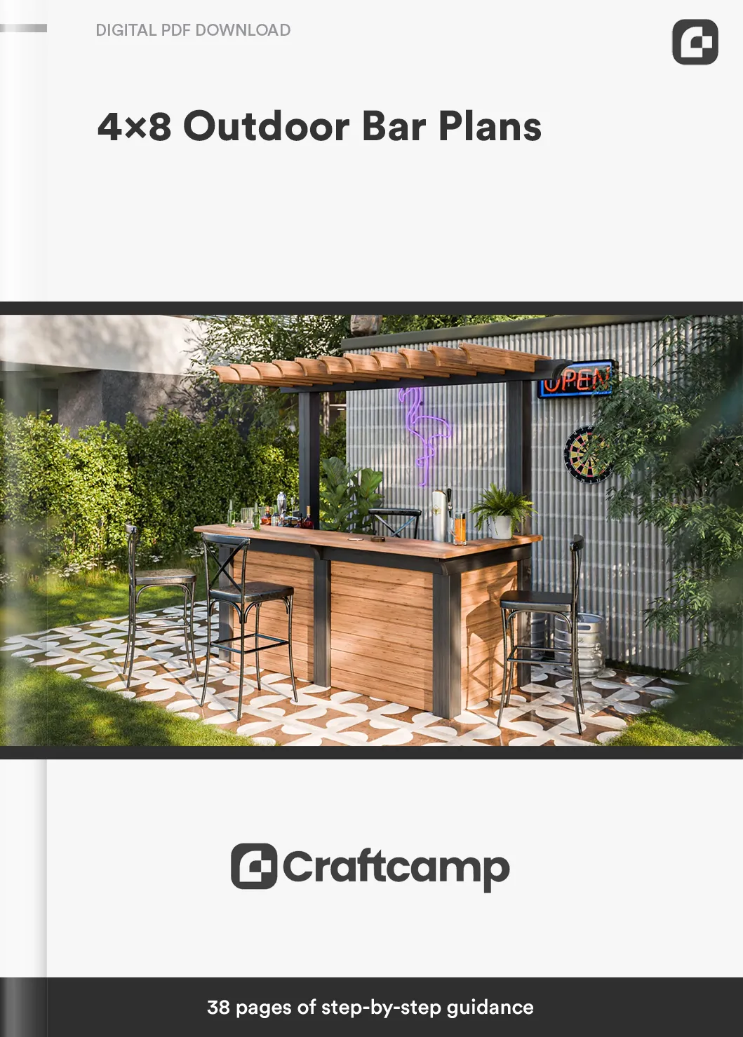 4×8-Outdoor-Bar-Plans-GBAR01
