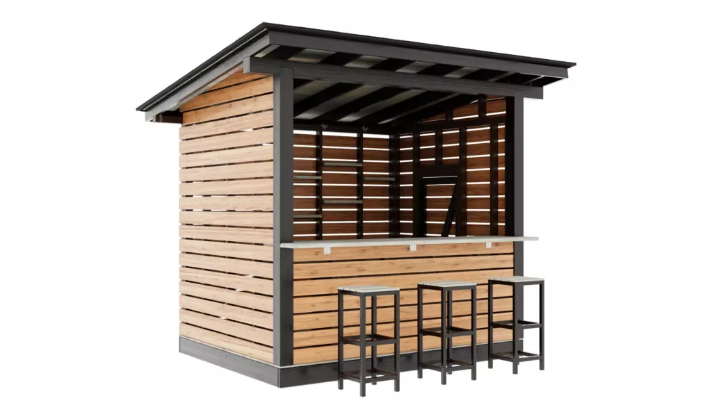 8x10 outdoor bar