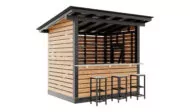 8x10 outdoor bar