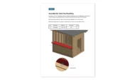 8x10 outdoor bar table top assembly