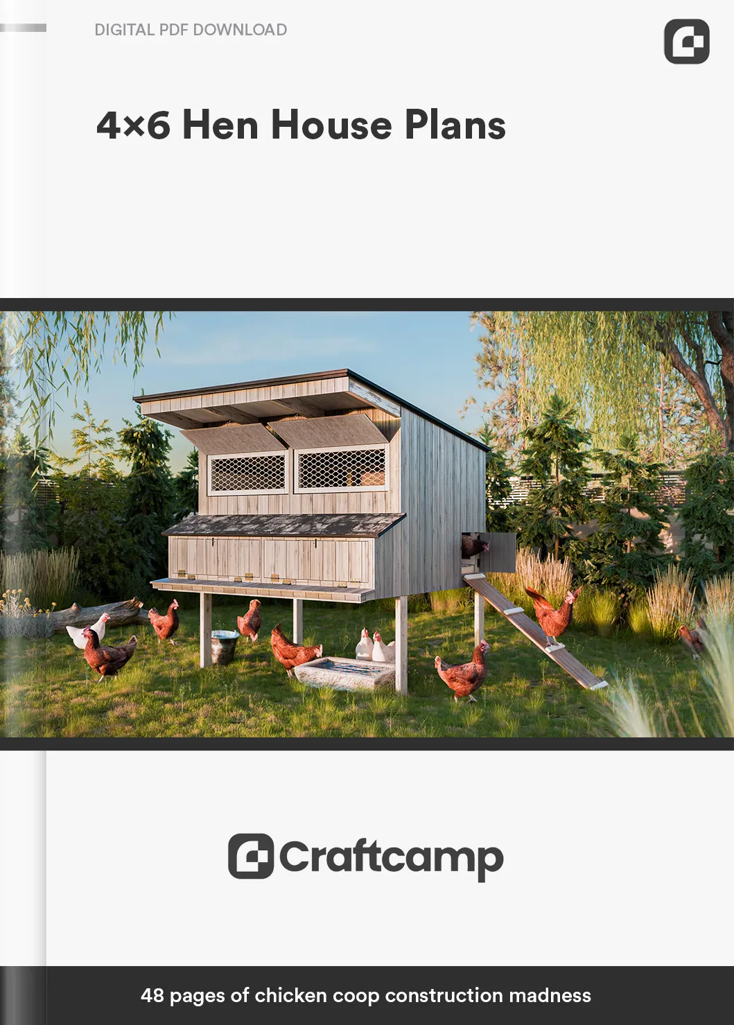 4x6 Hen House Plans