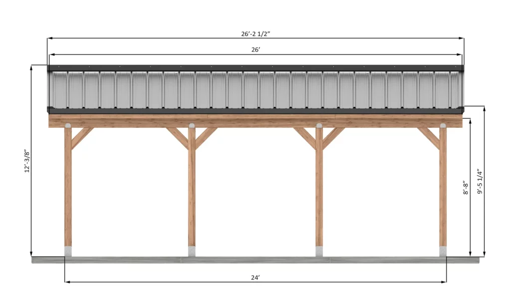 12x24-atached-lean-to-carport-front-side-dimensions