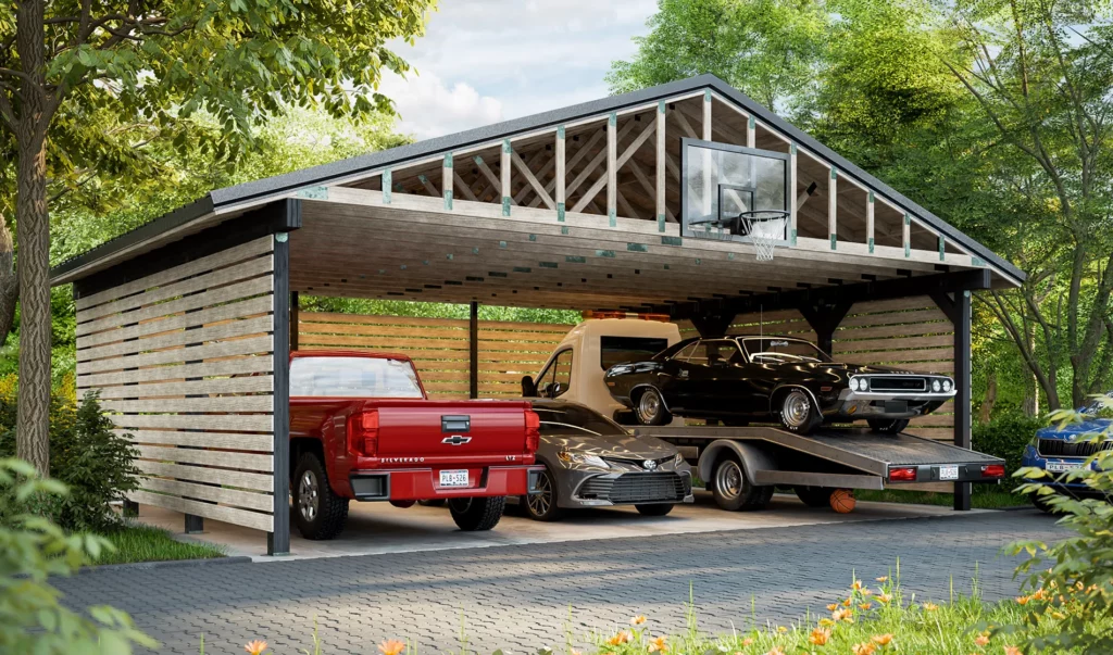 30x24-Three-Car Carport-Design