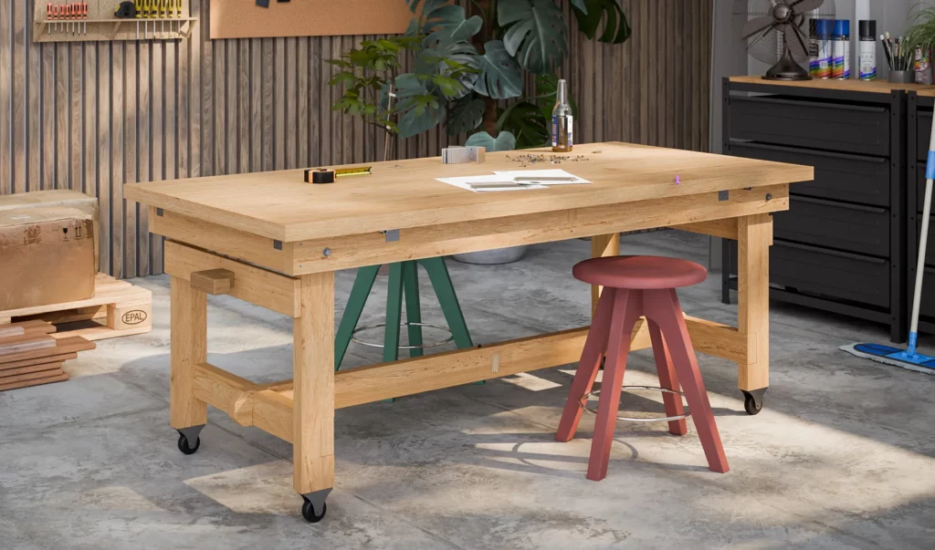 6x3-wall-mounted-workbench-design