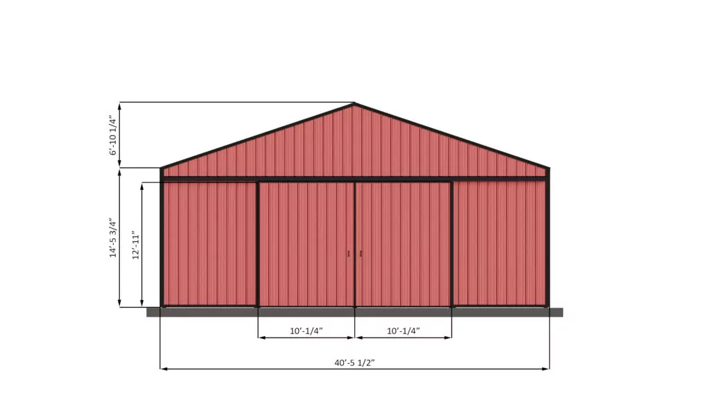 40x60-pole-barn-front-side-dimensions