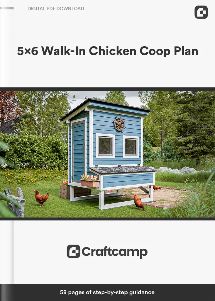 5x6 Walk-In Chicken Coop Product Box