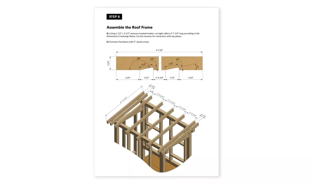 Chicken-Coop-Roof-Frame