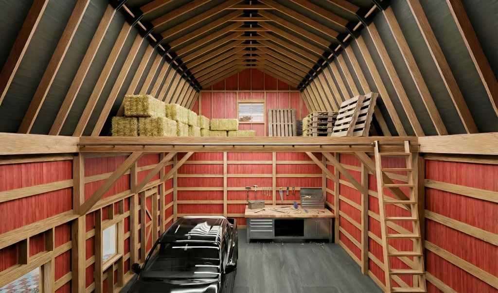 24x30-pole-barn-interior-design