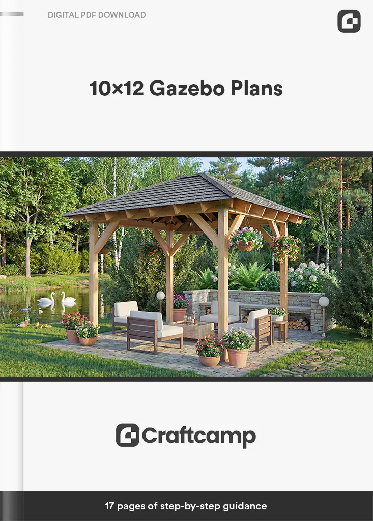 10x12 Gazebo Plans Product Box