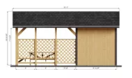 8x20-outdoor-sauna-back-side-dimensions