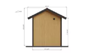8x20-outdoor-sauna-left-side-dimensions