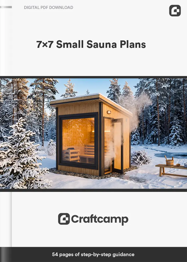 7x7 Small Sauna Product Box
