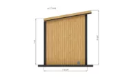 7x7-outdoor-sauna-left-side-dimensions