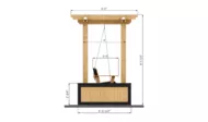 pergola-with-swing-side-dimensions