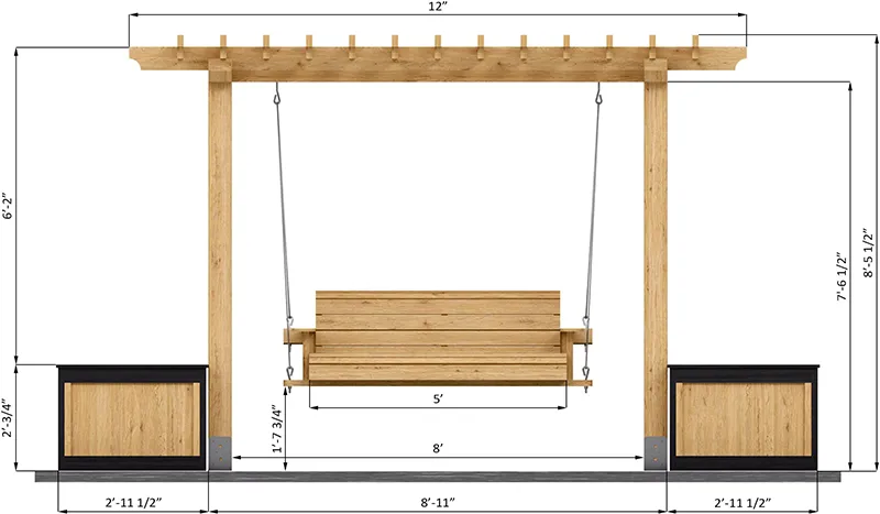pergola-with-swing-specification