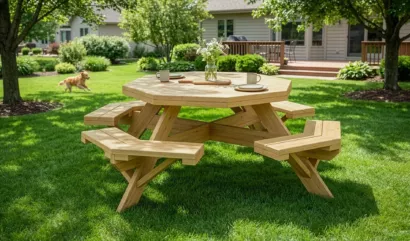 Octagon Picnic Table Plans