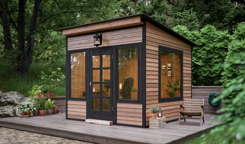 10x10 Outdoor She Shed Idea
