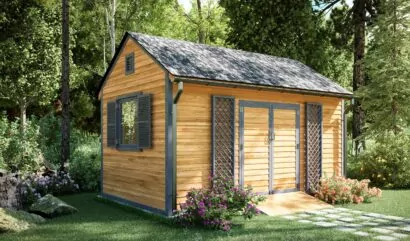 10x16 gable garden shed idea