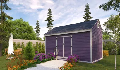 10x16 diy wood backyard shed