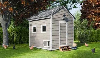 10x8 Medium Chicken House For Backyard Chickens