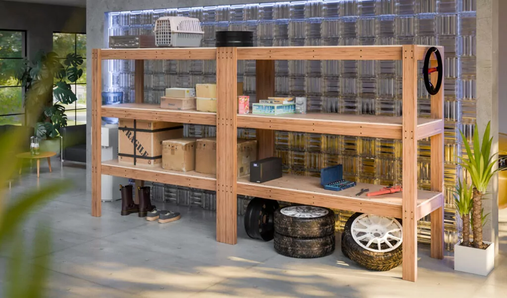 12-Foot Garage Shelving System Design