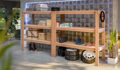 12-Foot Garage Shelving System Design