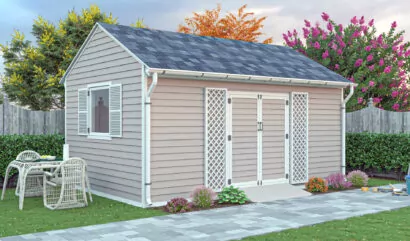 12x18 gable backyard shed