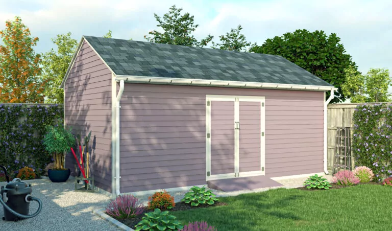 12x20 backyard storage shed