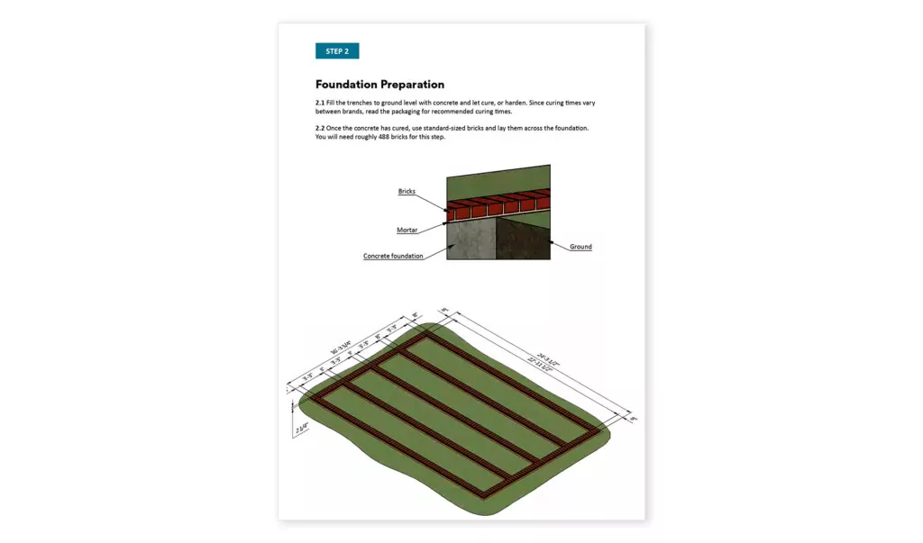 16x24 lean to storage shed foundation