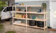 2x10 Garage Storage Rack Design