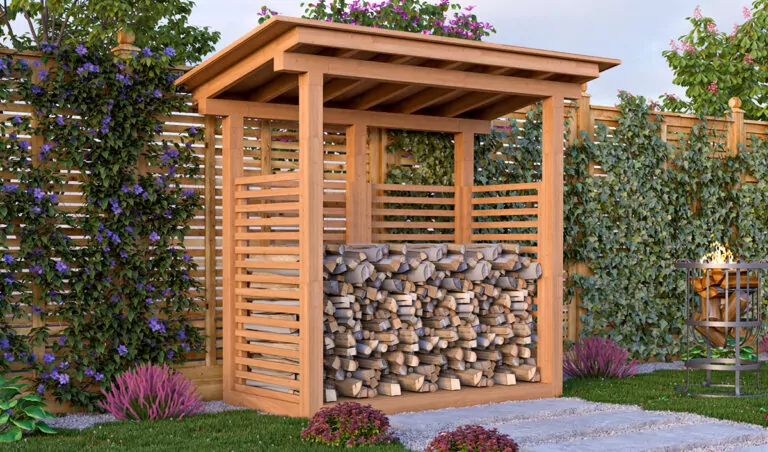 3x6 small firewood shed