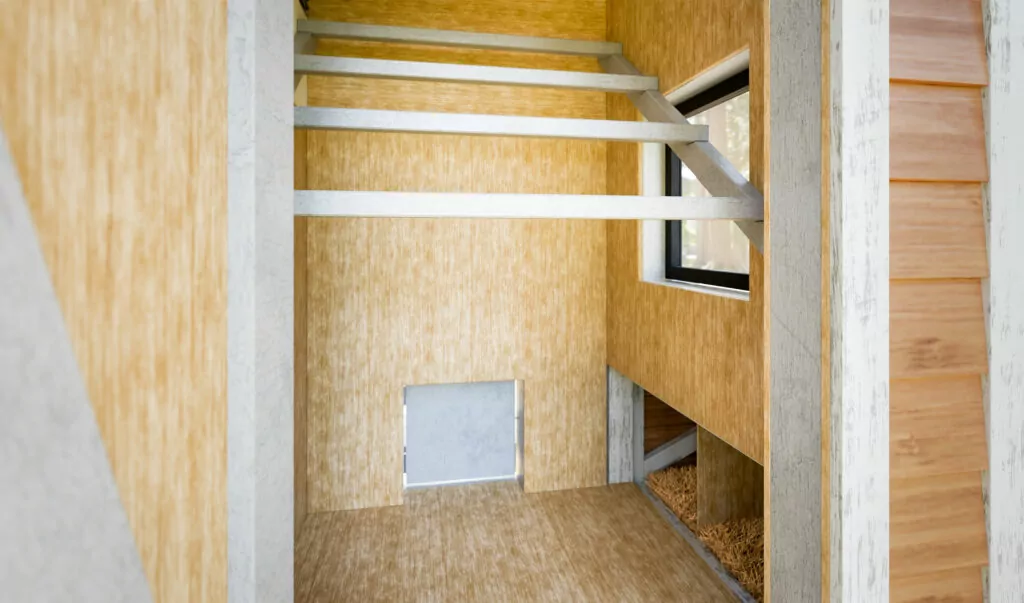 4x10 elevated walk in chicken coop interior design