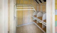 5x6 diy chicken house interior idea