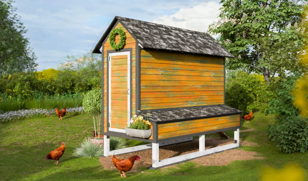 diy rustic chicken house for 12 chickens