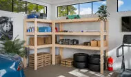 6x10 L-shaped Garage Storage Shelves