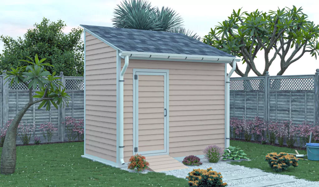 6x10 lean to storage shed design