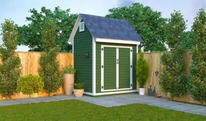 6x8 small bike shed