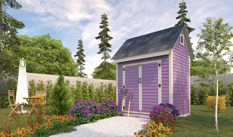 6x8 small tool shed design