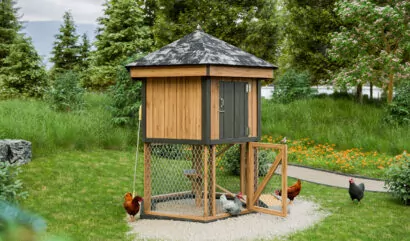 7x8 diy elevated chicken coop for 10 chickens