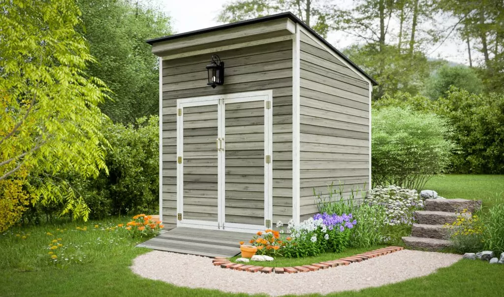 8x8 diy lean to storage shed design