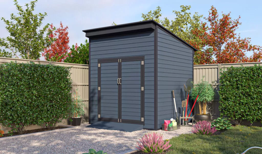 8x8 double door storage shed