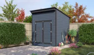 8x8 double door storage shed