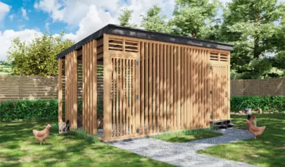 Chicken coop (10x16) Render