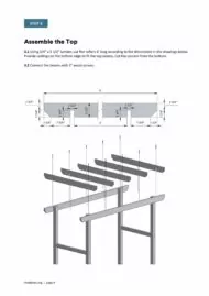 DIY Wedding Arch Plans for Wedding Decoration Top Assembly