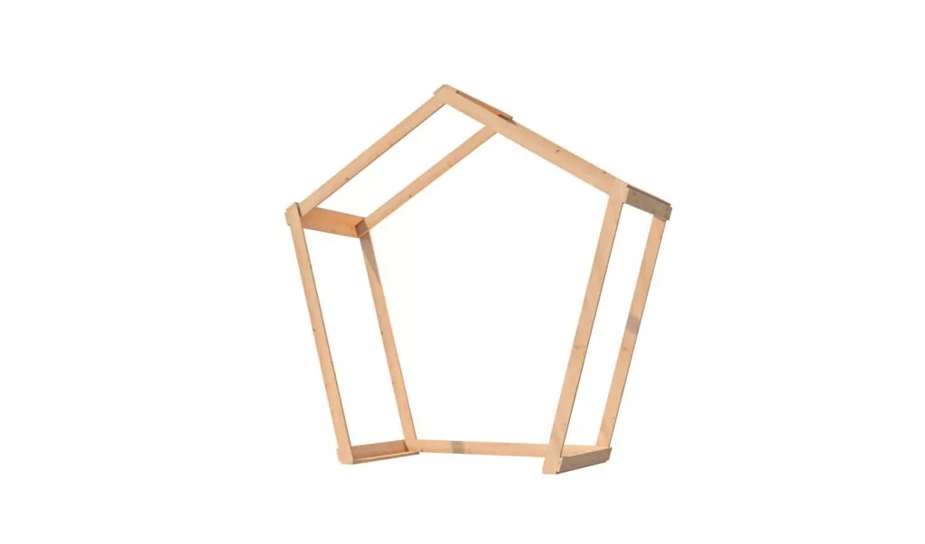 DIY Pentagon Frame Wedding Arch Plans for Wedding